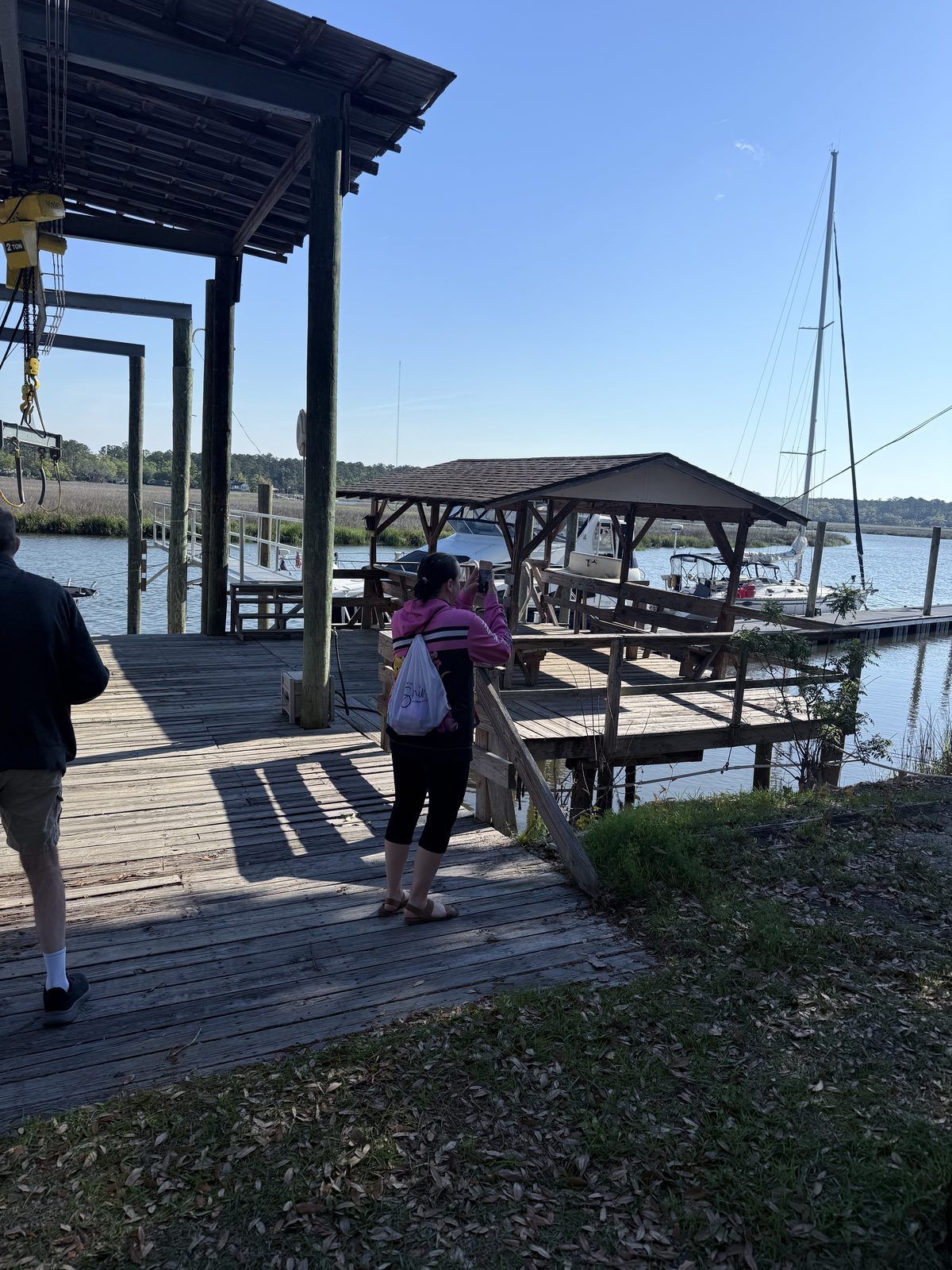 Around our site at Belle Bluff Island Campground