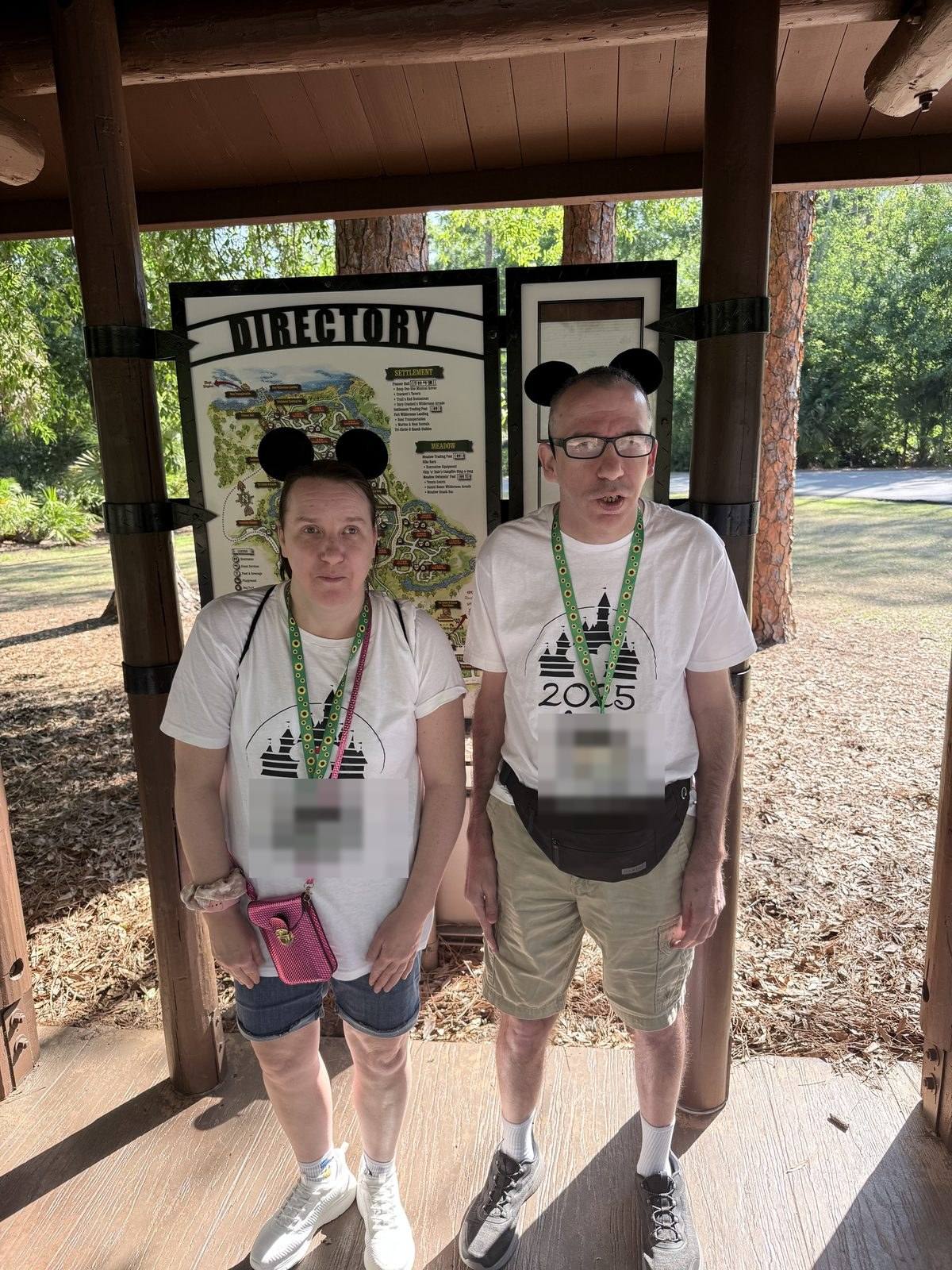 J&J at the Fort Wilderness directory board